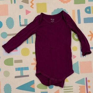 Kyte BABY Magenta Long Sleeve Bodysuit